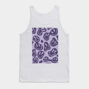 Melted purple emojis Tank Top